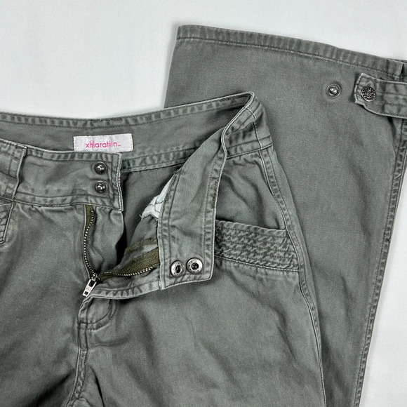 Y2K Olive Green Utility Pants - Picture 7 of 10